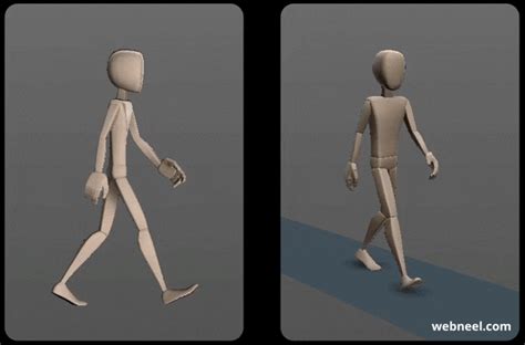 3d Walk Cycle Animation Man Gif By Nikita 27 - Full Image