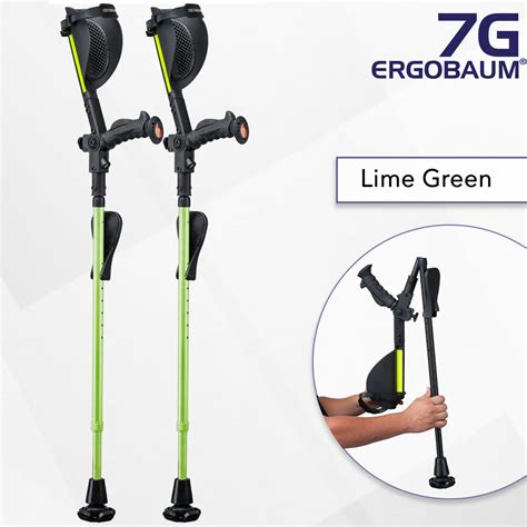 7G Ergobaum Adult Forearm Crutches (Pair) – Ergoactives