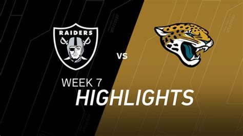 Week 7: Raiders vs. Jaguars highlights