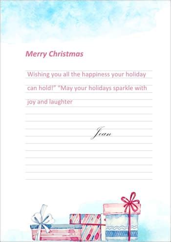 Tips On Writing A Merry Christmas Letter