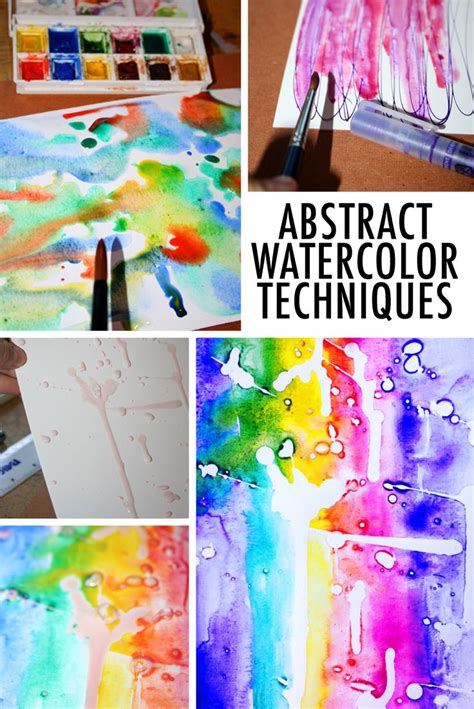 Watercolor Abstract Techniques