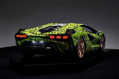 Life-Size Lamborghini Sian Made Of LEGO Took Over 400,000 Pieces