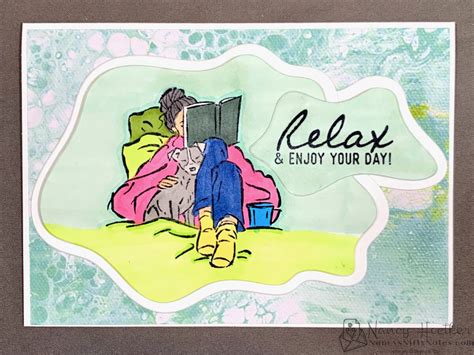 Waves Of Relaxation Card - Nancy's Nifty Notes