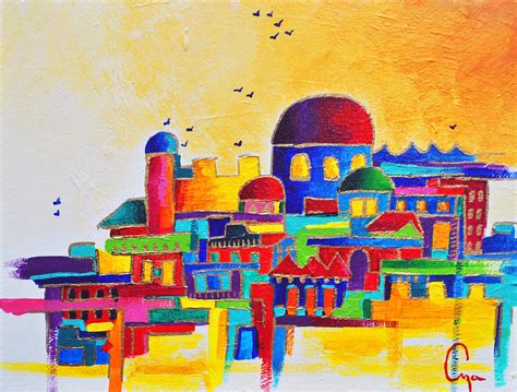 Jerusalem Painting by Dawnstarstudios