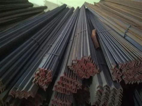 V Shape Ms Angle, For Construction, Size: 20 Feet at Rs 48000/tonne in ...