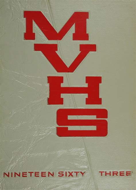 1963 yearbook from Mount Vernon High School from Alexandria, Virginia