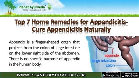 Top 7 Home Remedies for Appendicitis- Cure Appendicitis Naturally