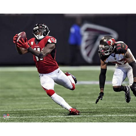 Julio Jones Atlanta Falcons Unsigned Diving Catch Photograph