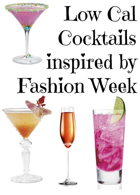 Low Calorie Cocktails for Fashion Week - Style on Main