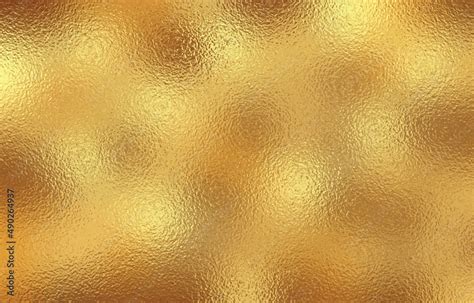 Shiny glossy gold foil texture background. Metallic surface wallpaper vector illustration for ...