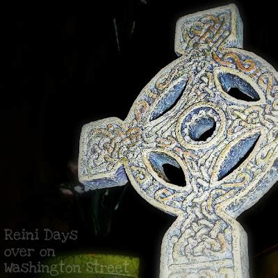 Reini Days over on Washington Street: Celtic Crosses