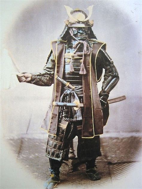 Altes Samurai Foto in Farbe von 1863 Real Samurai, Ronin Samurai, Samurai Weapons, Samurai ...