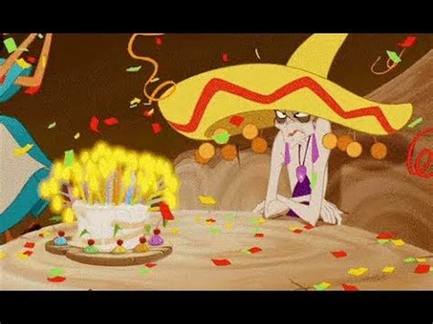 THE EMPERORS NEW GROOVE YZMA BIRTHDAY SCENE - YouTube