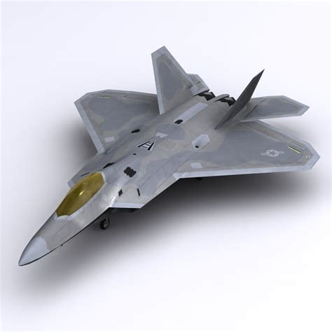 F 22 Raptor 3d Model