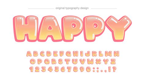 Bubble Orange Cartoon Comics Typography 692734 Vector Art at Vecteezy