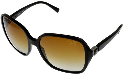 Chanel Sunglasses Women Brown Gradient Polarized Square CH5284 1460S9