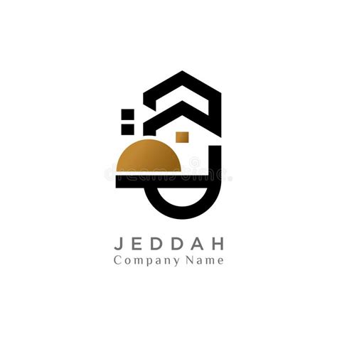 Jeddah arabic logo stock vector. Illustration of algeria - 240410598