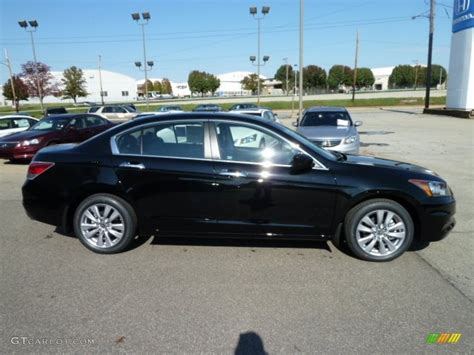 Crystal Black Pearl 2012 Honda Accord EX-L V6 Sedan Exterior Photo ...