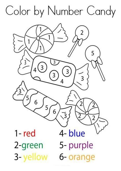 Numbers Coloring Pages For Preschool Worksheets - WorksheetsCity