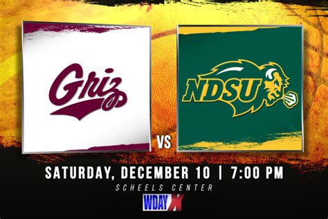 LIVE AT 7 p.m.: NDSU Men's Basketball vs. the Montana Grizzlies ...