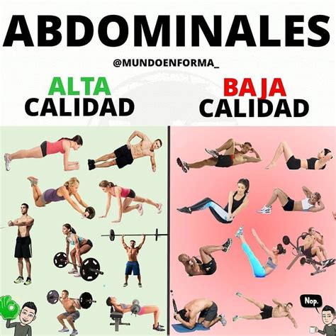 #Repost @mundoenforma_ • • • 💥 ABDOMINALES: ALTA CALIDAD VS BAJA CALIDAD💥 - - 🌍 Hace unos dí ...