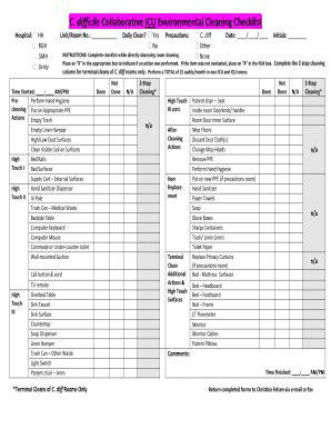 Icu Audit Checklist - Fill Online, Printable, Fillable, Blank | pdfFiller