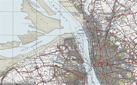 Historic Ordnance Survey Map of New Brighton, 1923