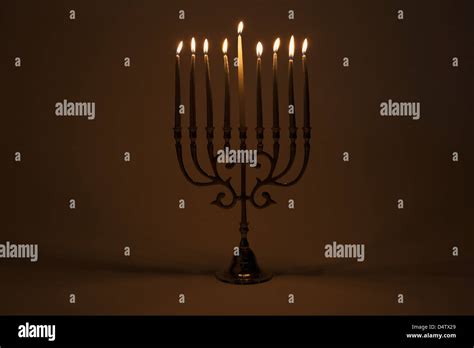 Menorah lighting hi-res stock photography and images - Alamy