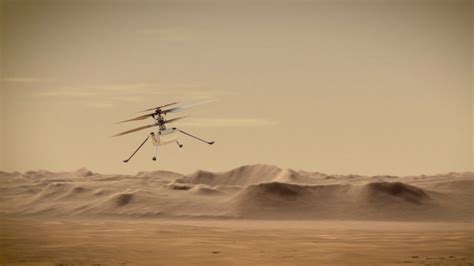 NASA released wild footage of Mars helicopter flying over alien desert ...