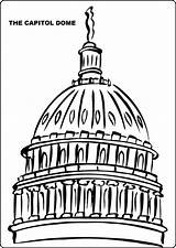 Usa Printables Capitol Building Dome Coloring Page Hi  Vrogueco sketch template