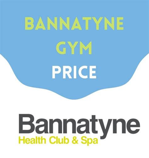 Bannatyne Gym Price and Membership 2022 - FitnessPriceList