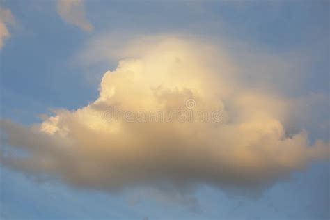 Closeup, Cumulus Clouds. Blue Sky in Background. Stock Photo - Image of ...