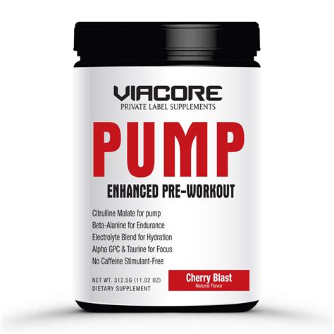 Pump Non-Stim Pre-Workout Powder > ViaCore Nutrition