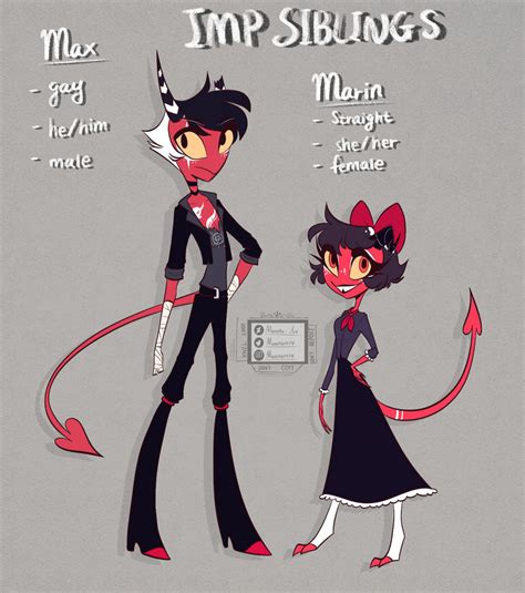 The Imp Siblings | Helluva Boss by Owlenne on DeviantArt