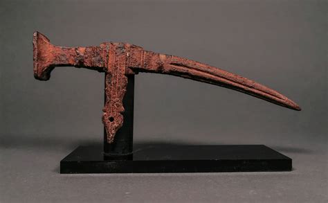 . Here is an interesting Central European, Medieval Iron Axe head ...
