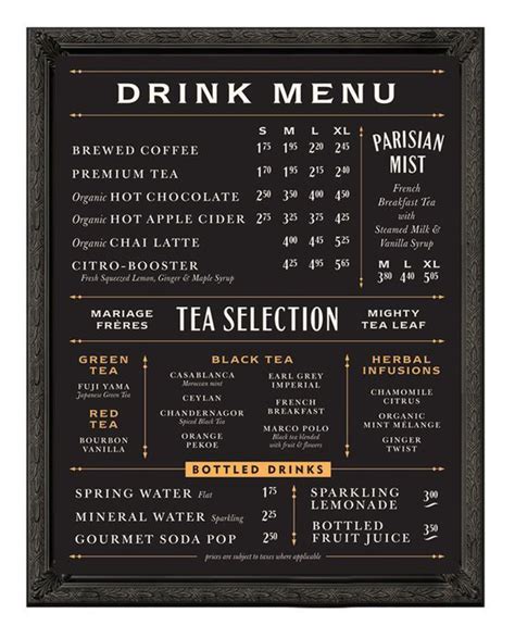 Pin by Sarah Hartshorne on Art + Design | Cafe menu design, Coffee shop menu, Menu board design