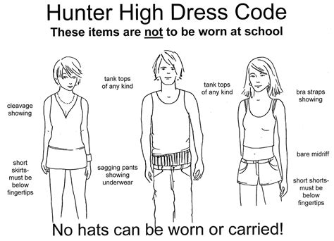 High School Dress Code Violations