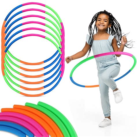 Buy 6 Pack: Toy Hoop Bundle Pack - Snap Together Detachable Adjustable ...