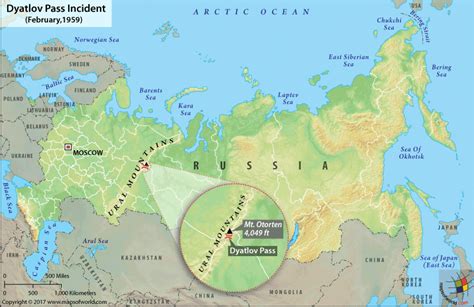 Dyatlov Pass Map