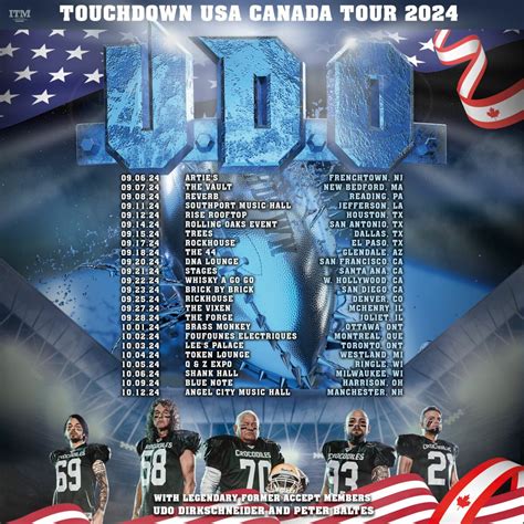 USA Tour 2024 - Official website of DIRKSCHNEIDER & U.D.O.