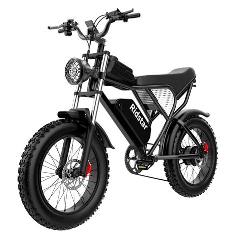 Electric Bike for Adults, 20 in. Fat Tire E-Bike, 1000-Watt 30MPH ...