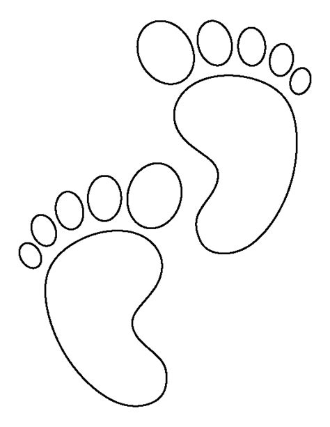 Best Images Of Printable Feet Template Free Printable Baby Feet | SexiezPicz Web Porn