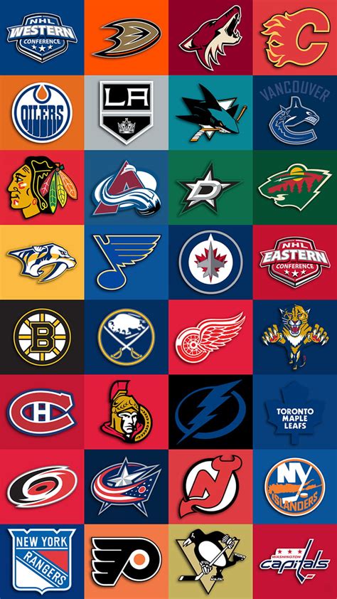 NHL team collage, hockey, nhl, teams, HD phone wallpaper | Peakpx