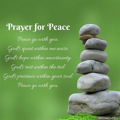 Prayer for Peace | Prayer for peace, Hope in god, Prayers