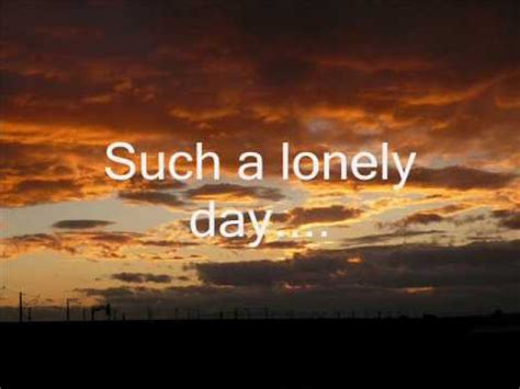 System of a Down-Lonely Day with lyrics (HQ) - YouTube