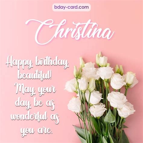 Birthday images for Christina 💐 — Free happy bday pictures and photos ...