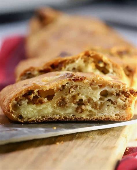 Sausage Bread Recipe | gritsandpinecones.com