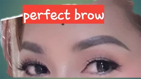 Eyebrow tutorial#kilay is life#how to have perfect eyebrows - YouTube