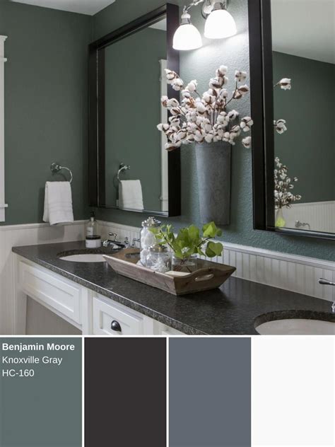 Smoky Mountain Gray: The Perfect Mix of Color | Green bathroom decor, Green bathroom, Light ...