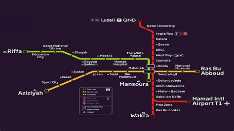 Doha Metro , Qatar: Map, Stations, Route, Fare, Timings Info